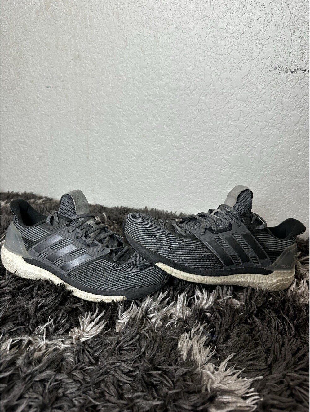 Adidas Supernova Boost Running Shoes Dark Grey BB3477 Men Size 10